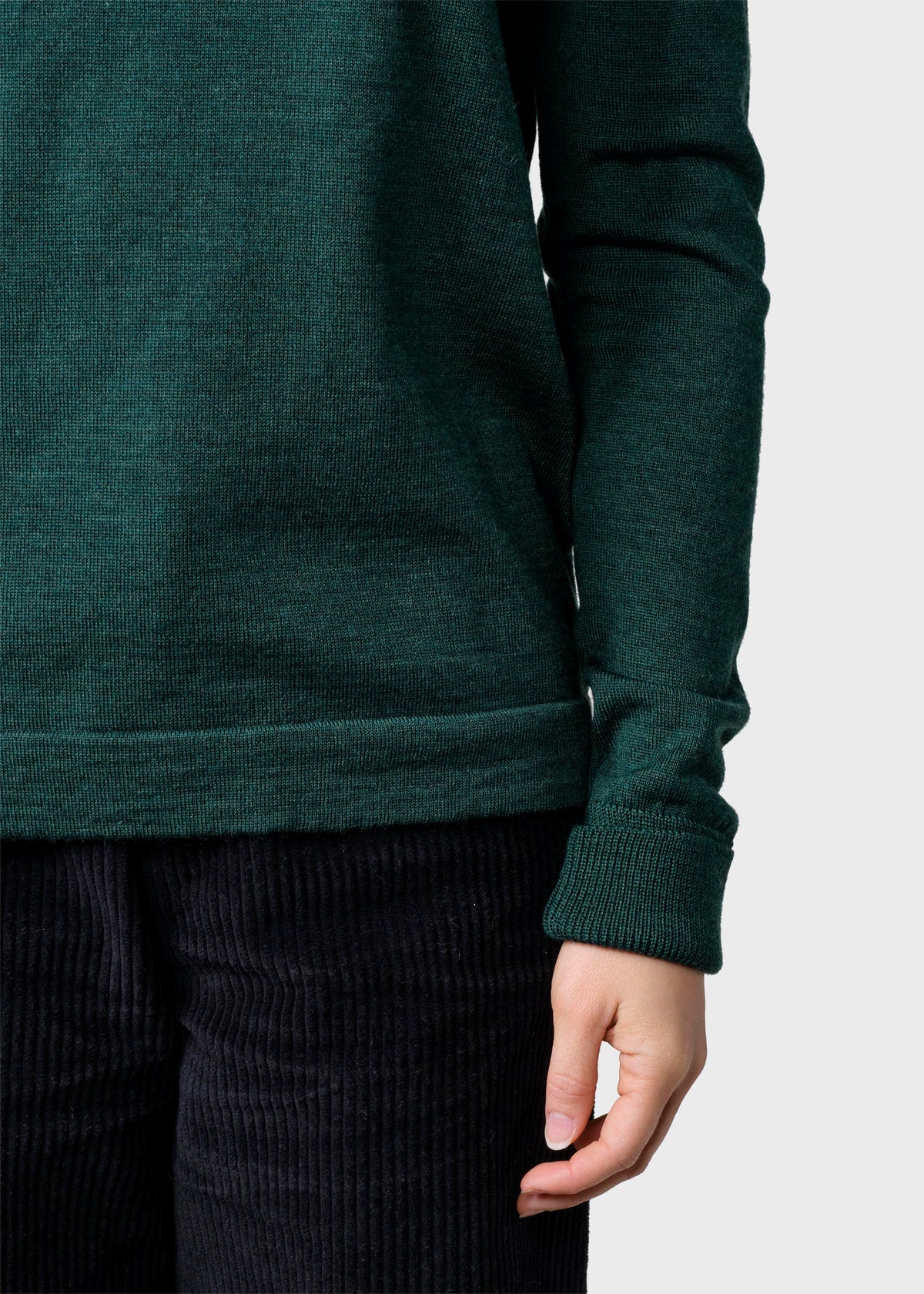 Klitmøller Collective ApS Isabella knit Knitted sweaters Moss Green