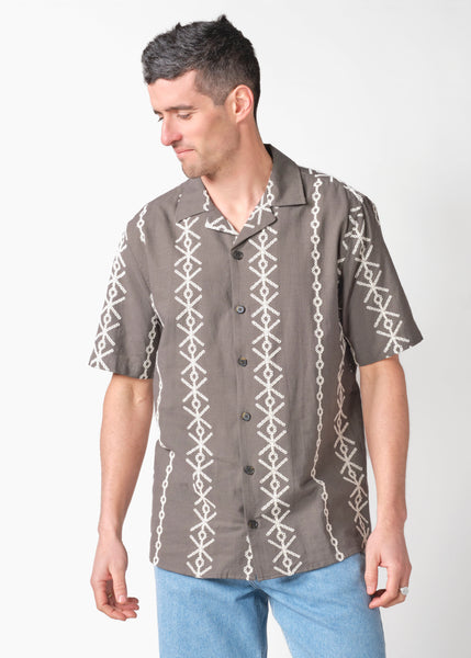 Jan S/S shirt Taupe