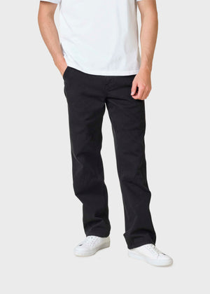 Klitmøller Collective ApS Jimmy twill pants Pants Washed black
