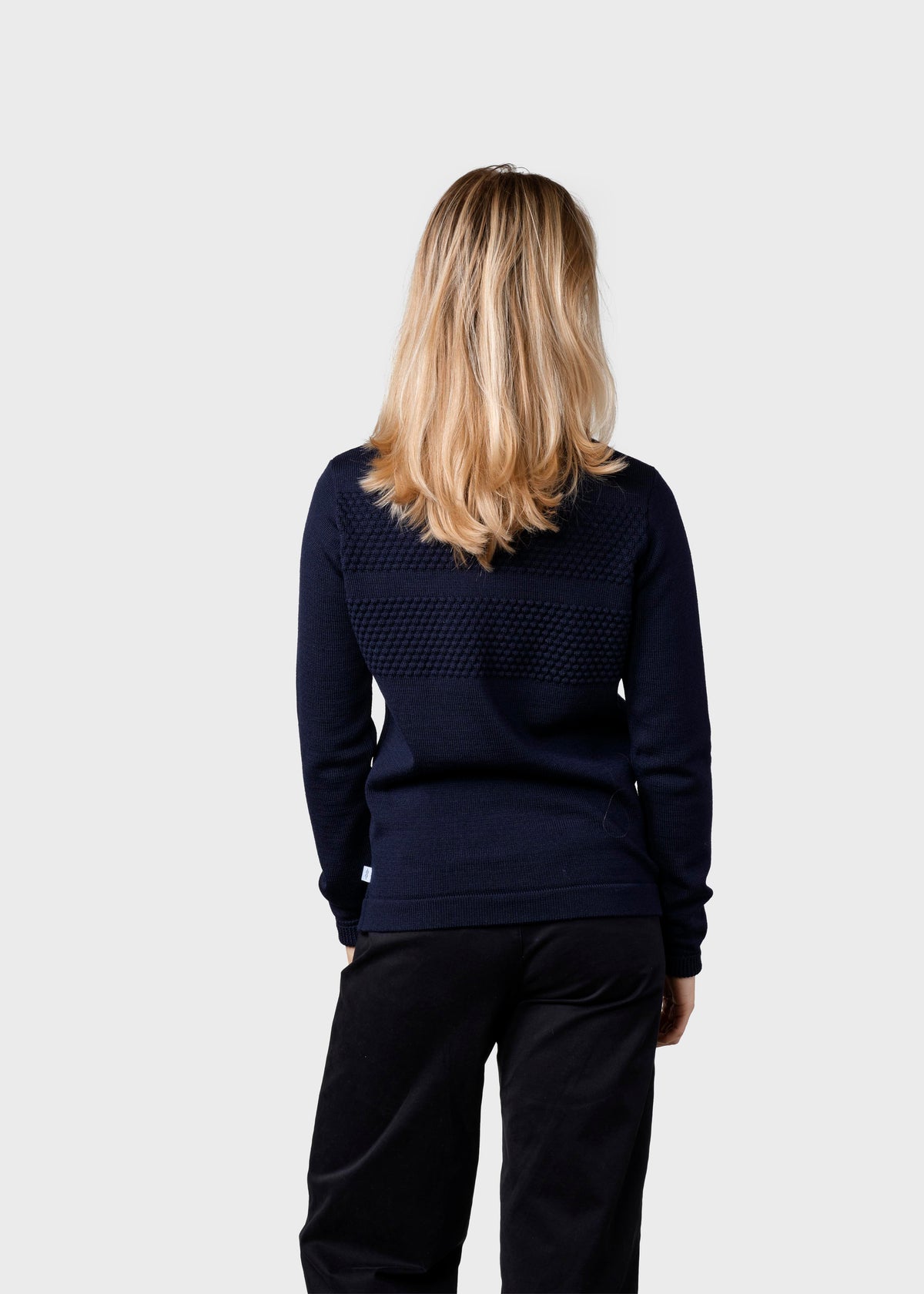 Klitmøller Collective ApS Johanne knit Knitted sweaters Navy