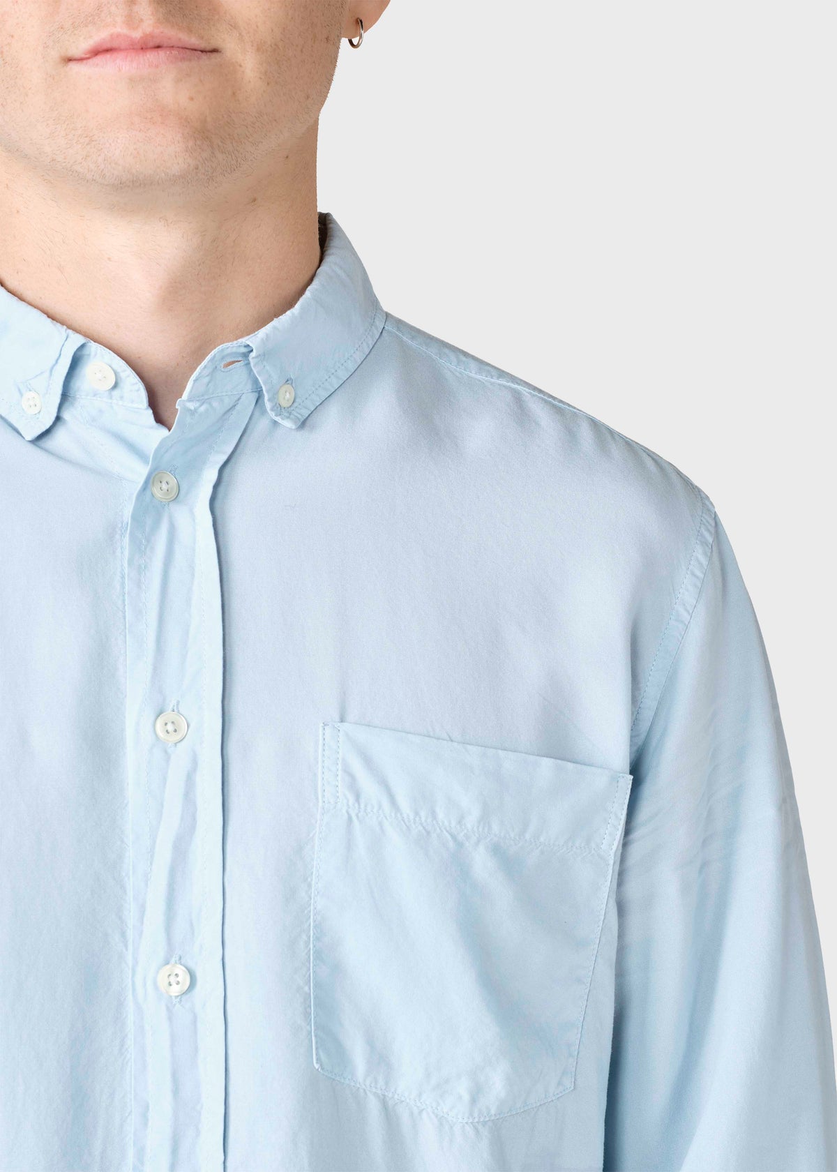 Klitmøller Collective ApS Justin shirt Shirts Light blue