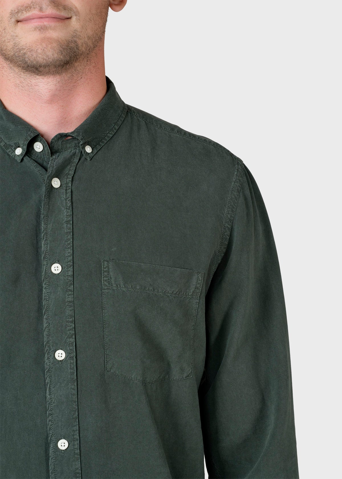 Klitmøller Collective ApS Justin shirt Shirts Olive