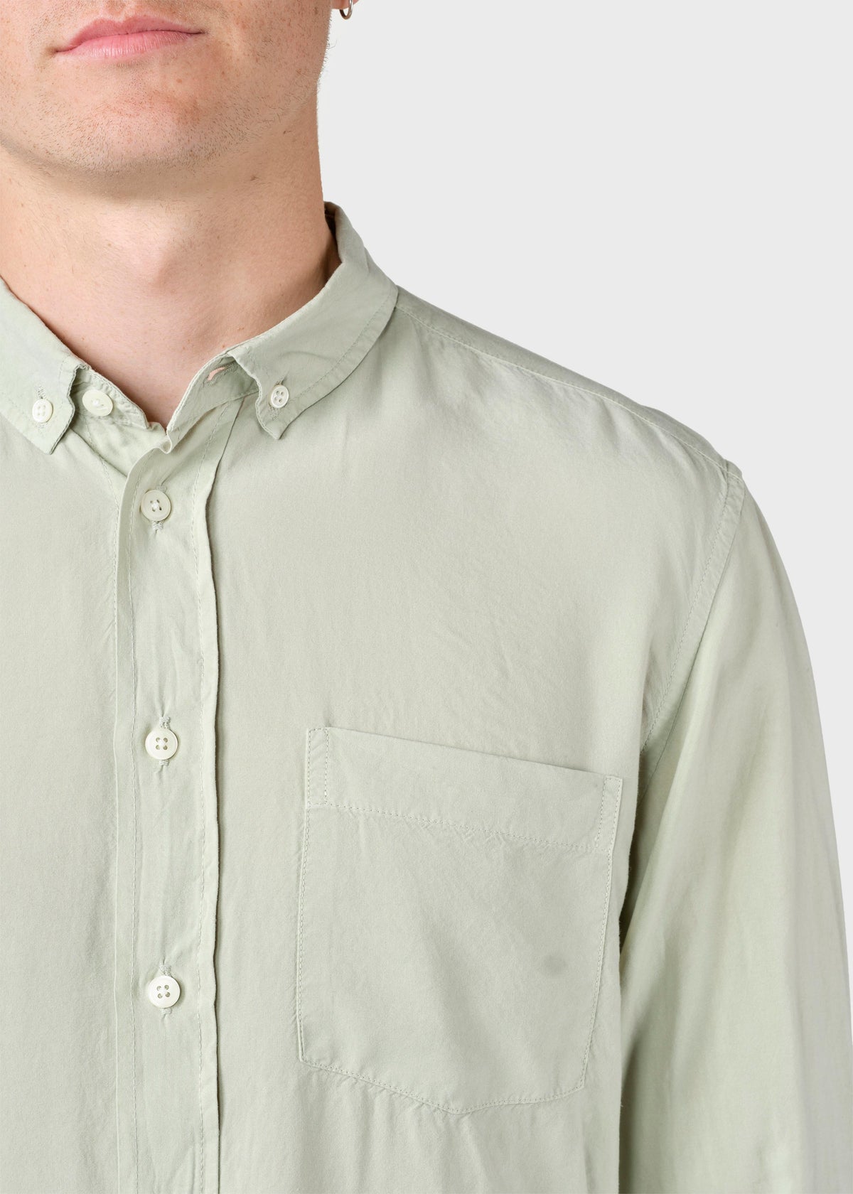 Klitmøller Collective ApS Justin shirt Shirts Sage