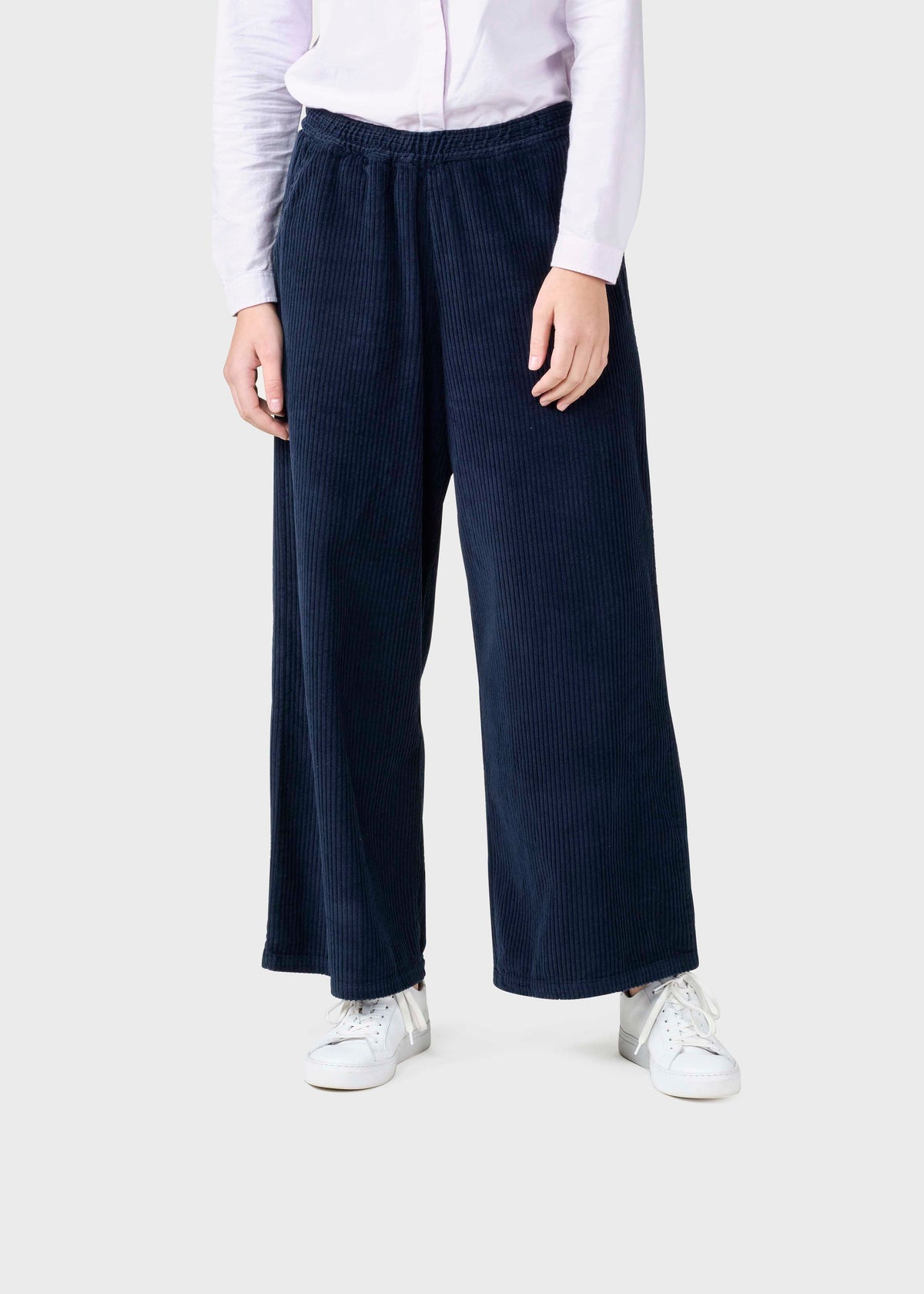 Klitmøller Collective ApS Kaja cord pants GOTS Pants Navy