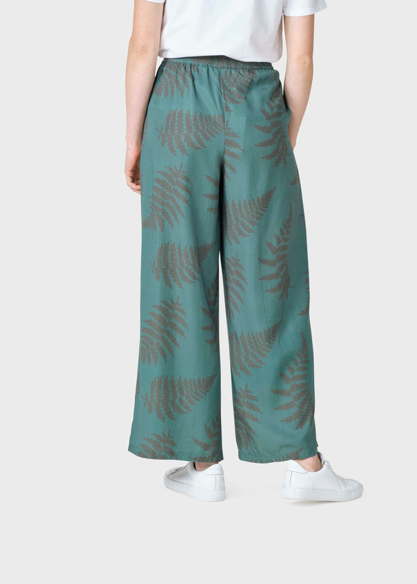 Klitmøller Collective ApS Kaja fern print pant  Pants Green tones
