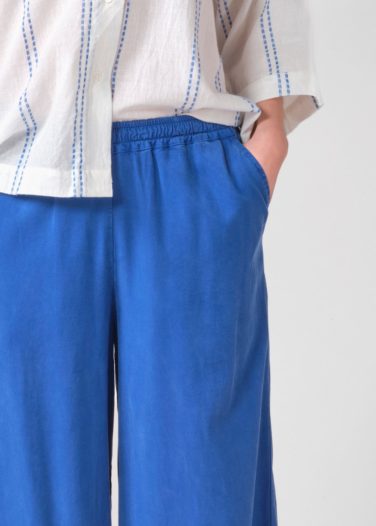 Klitmøller Collective ApS Kaja lyocell pants Pants Surf blue