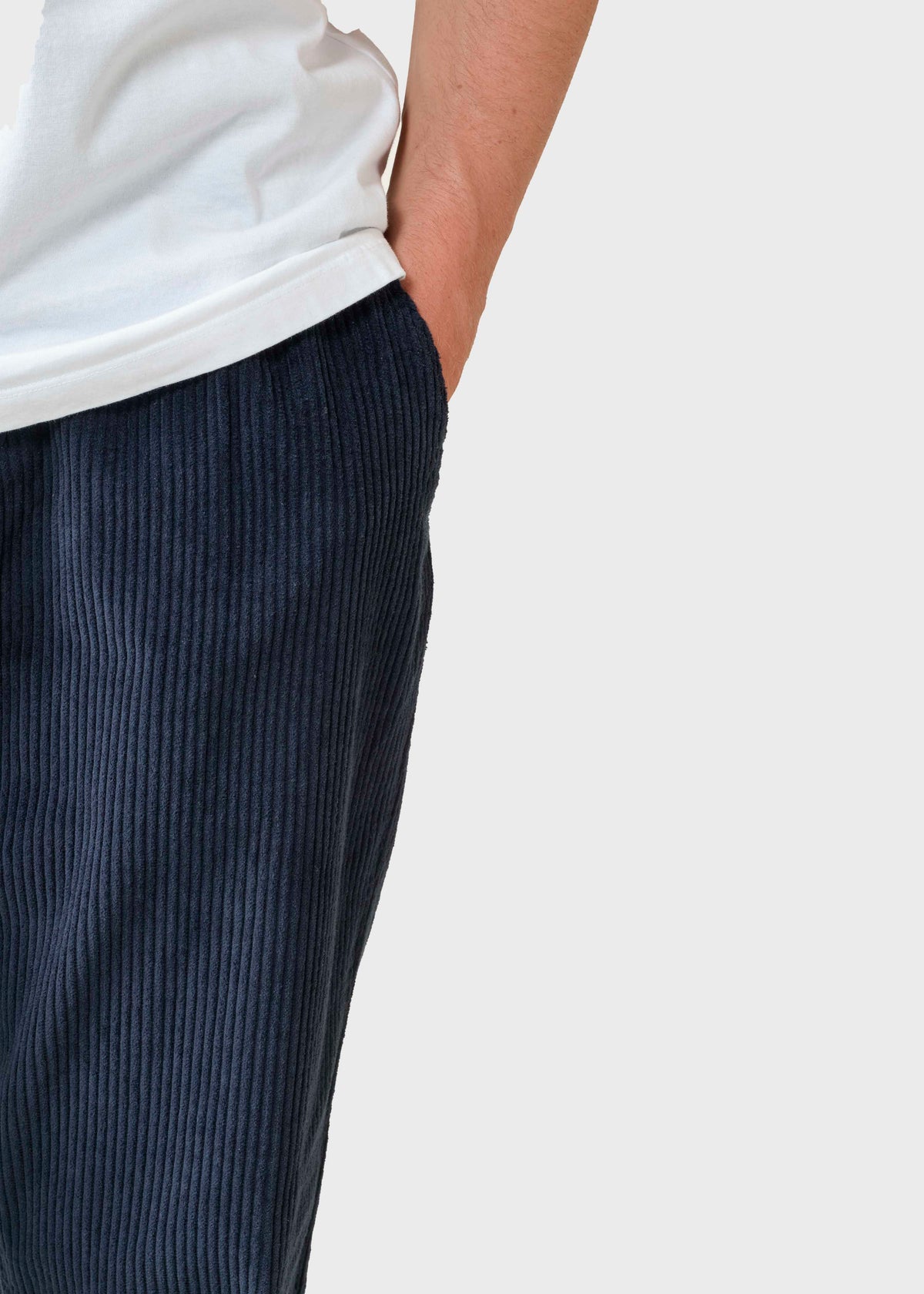 Klitmøller Collective ApS Kristian cord pants GOTS Pants Navy