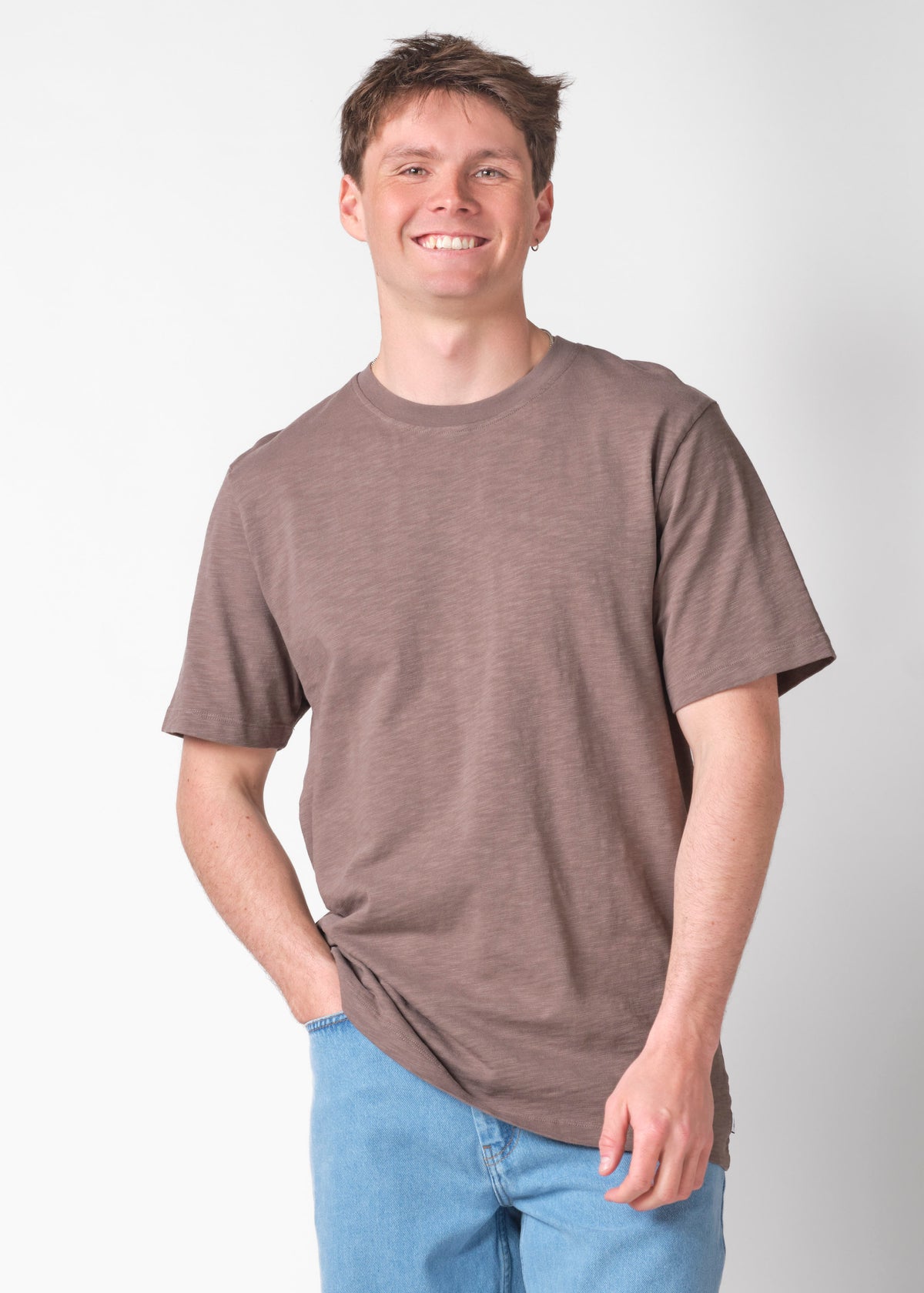 Klitmøller Collective ApS Leon tee T-Shirts Taupe