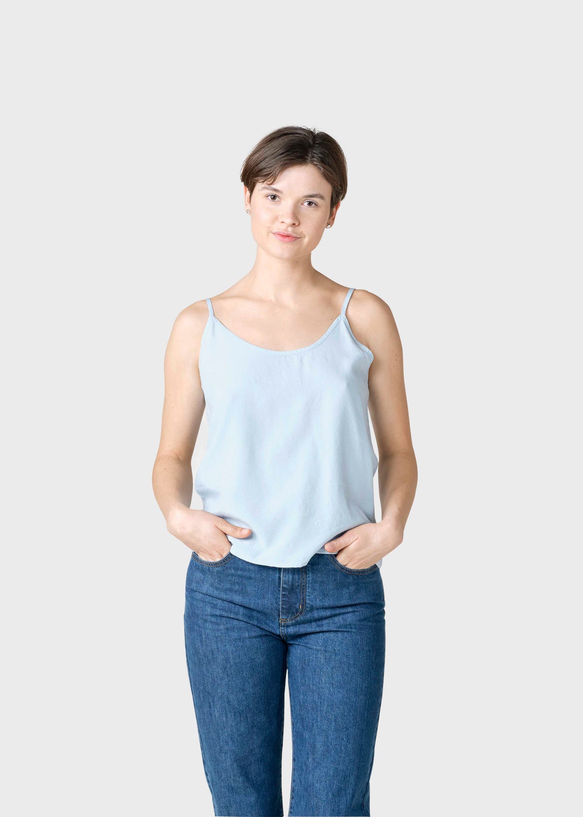 Klitmøller Collective ApS Lili tank top T-Shirts Light blue