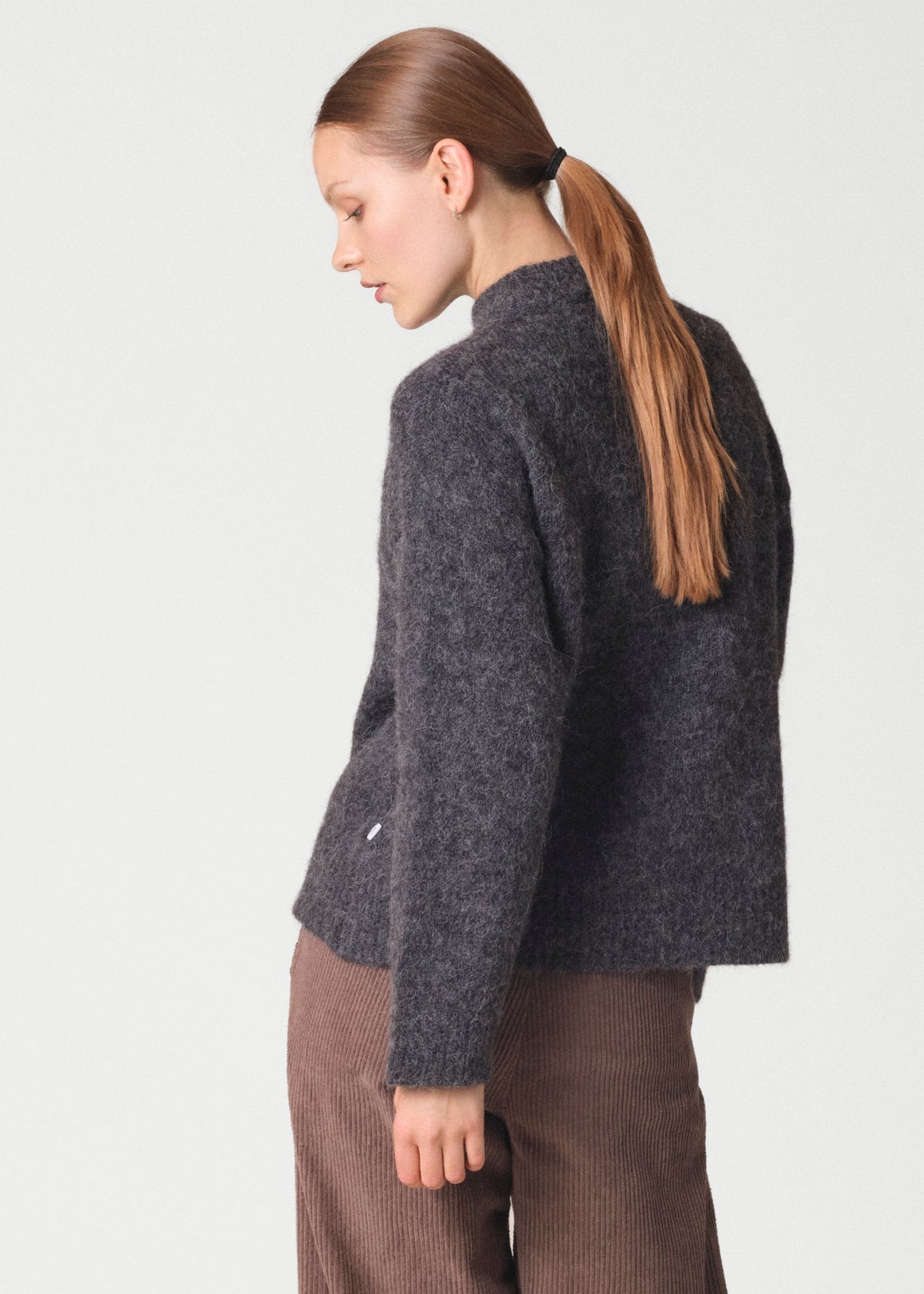 Klitmøller Collective ApS Linden knit Knitted sweaters Black melange