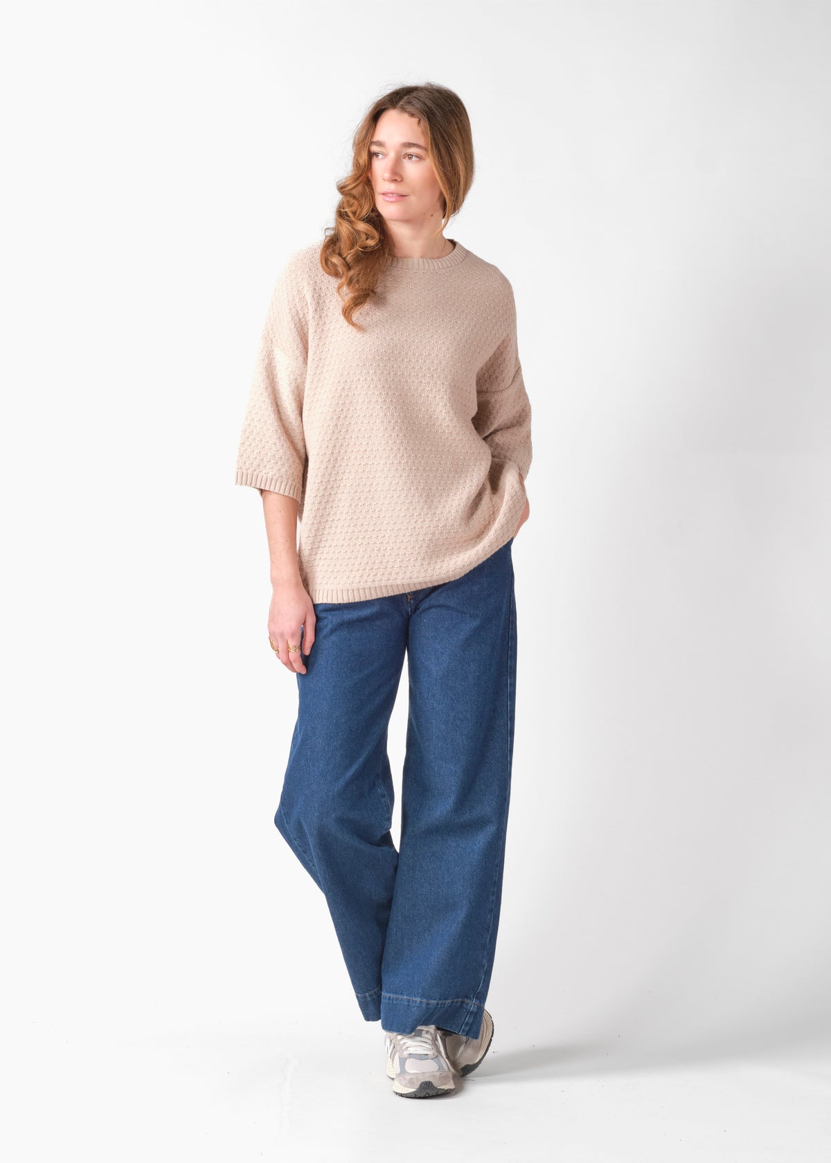 Klitmøller Collective ApS Lis Knit Knitted sweaters Pastel sand