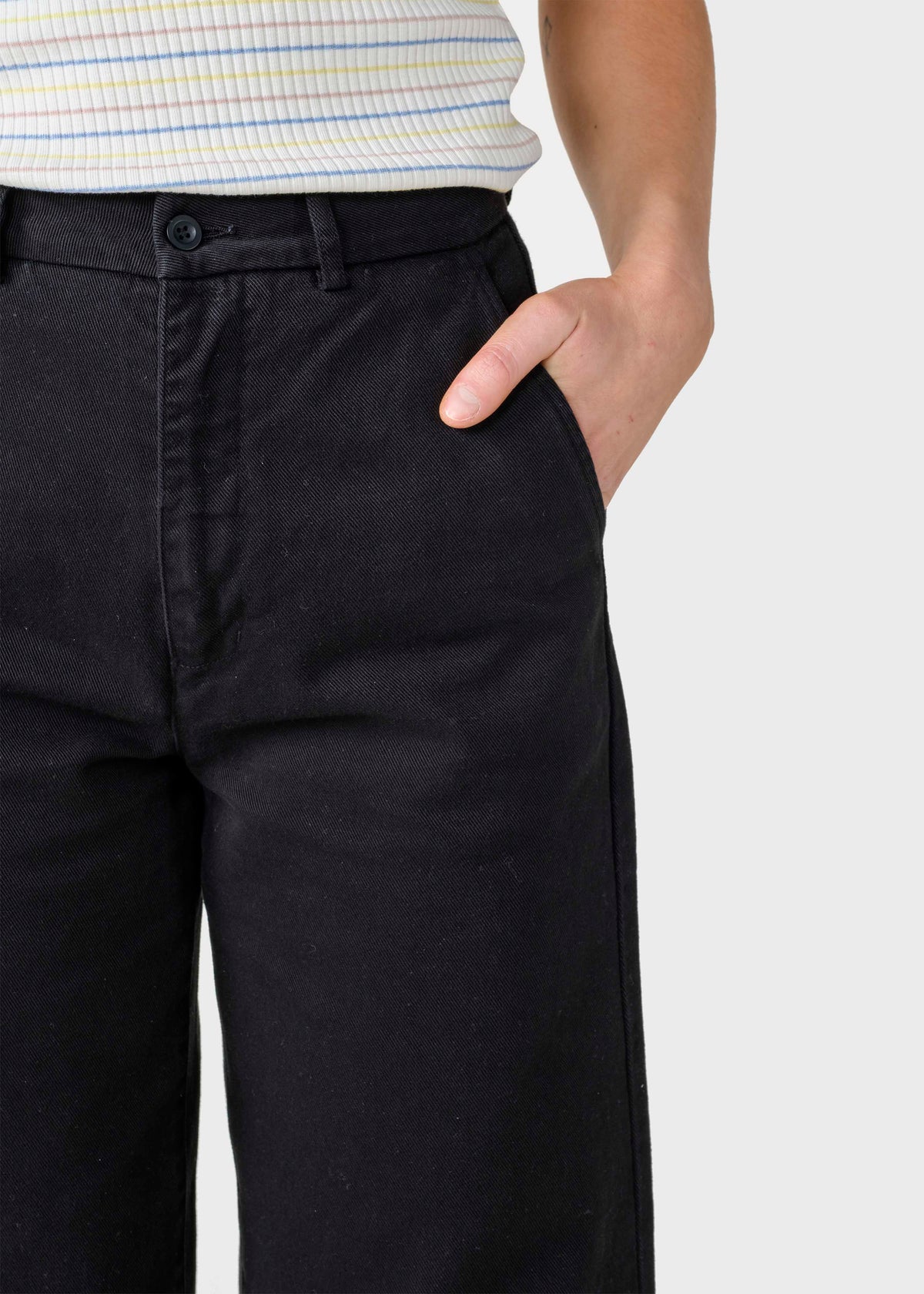 Klitmøller Collective ApS Lydia denim pants Pants Black stonewash