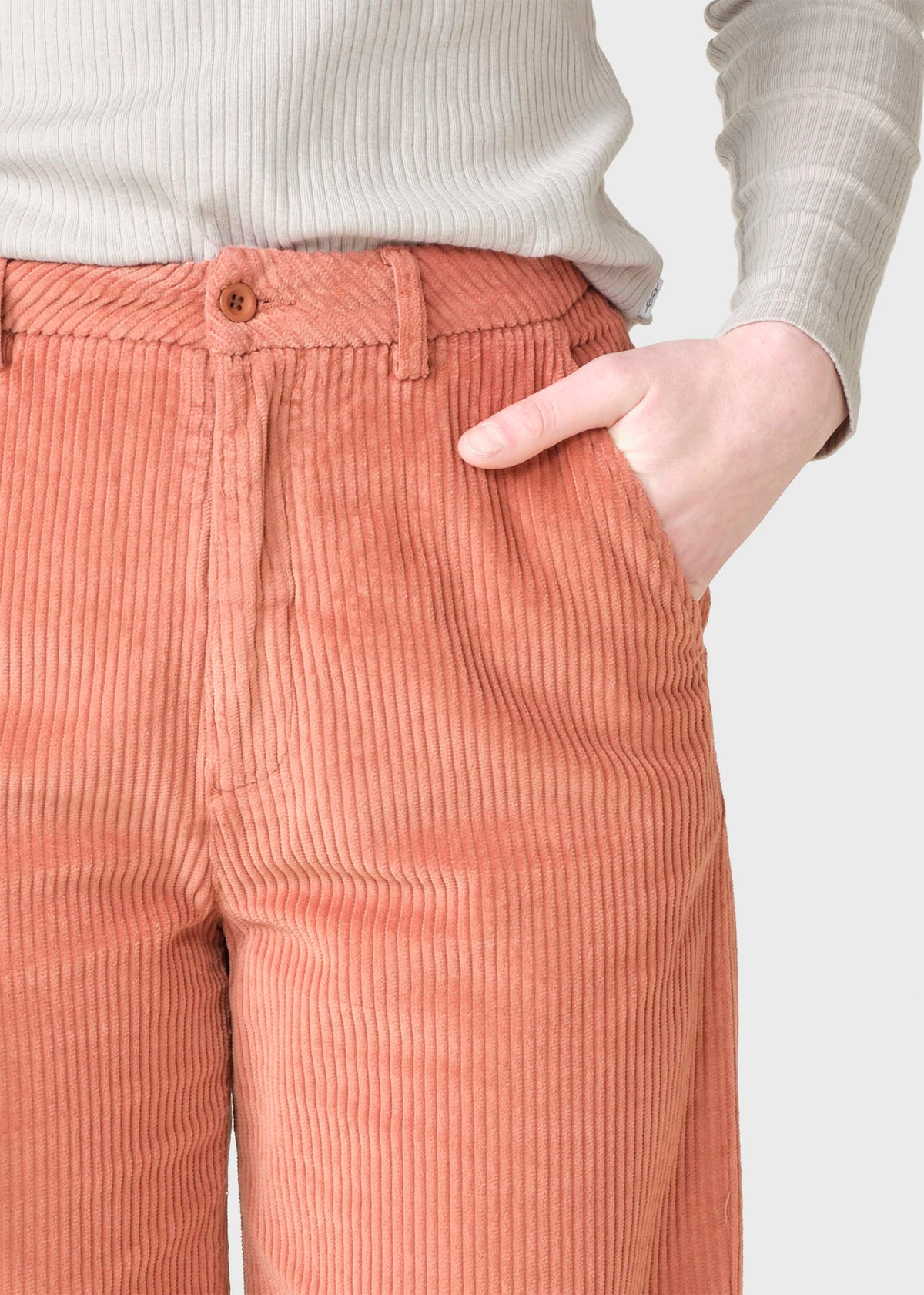 Klitmøller Collective ApS Lydia jumbo corduroy pants Pants Burnt Sienna