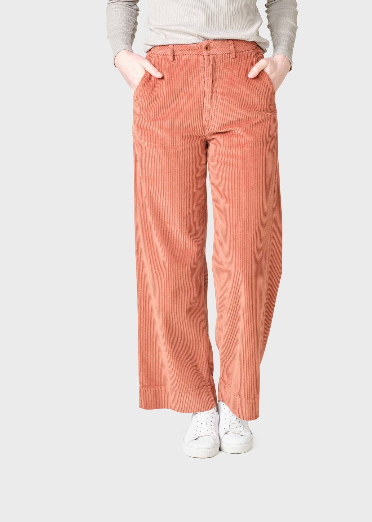 Klitmøller Collective ApS Lydia jumbo corduroy pants Pants Burnt Sienna