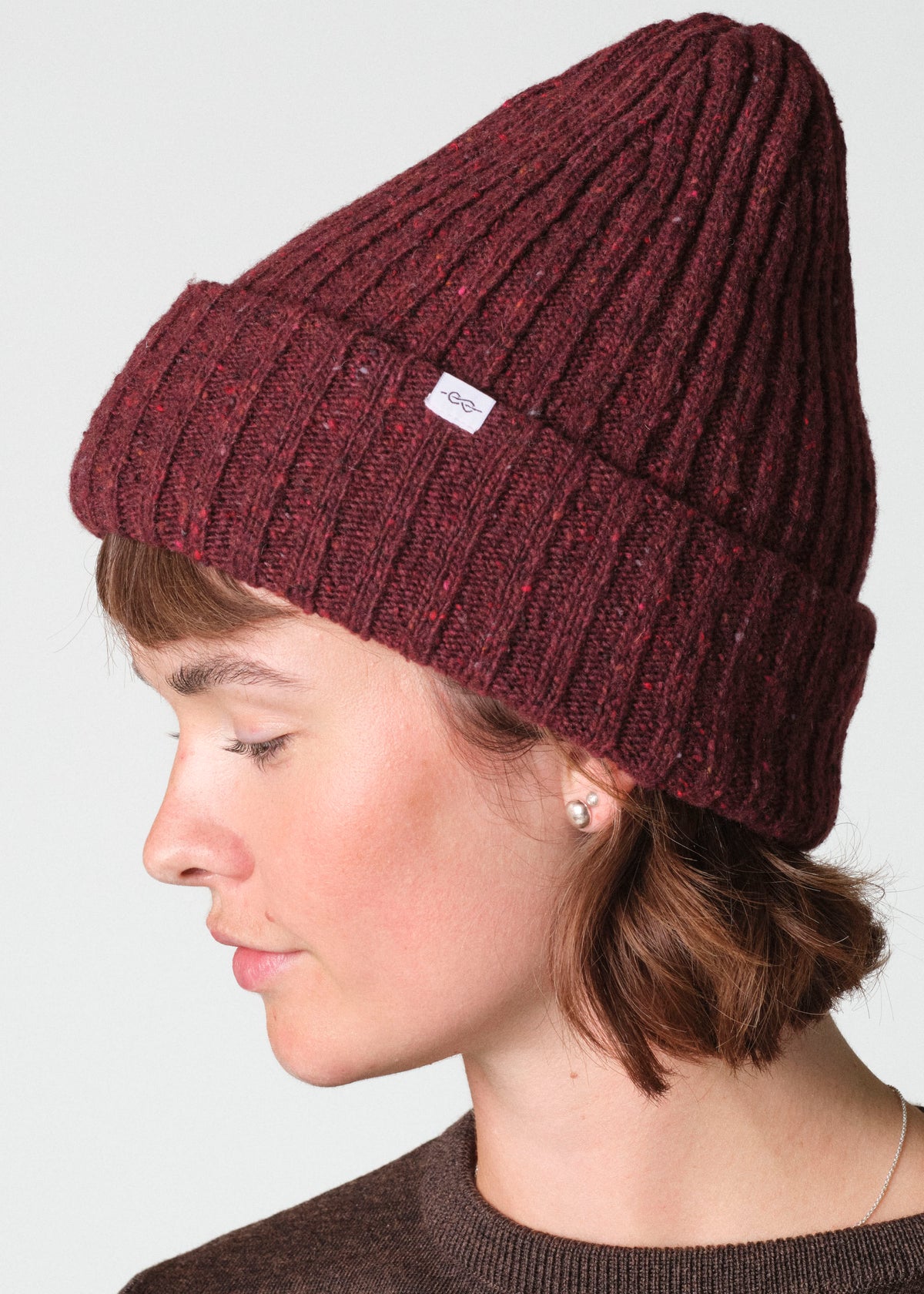 Klitmøller Collective ApS MELANGE BEANIE Beanies Burgundy