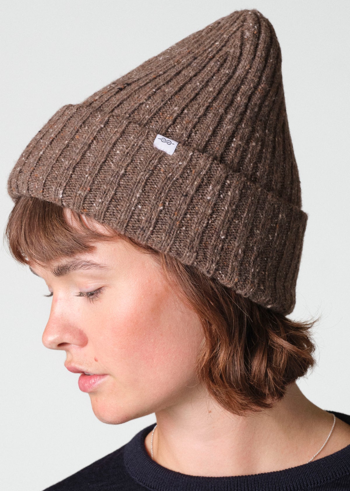 Klitmøller Collective ApS Melange beanie Beanies Taupe