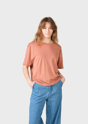 Klitmøller Collective ApS Maren tee  T-Shirts Burnt Sienna