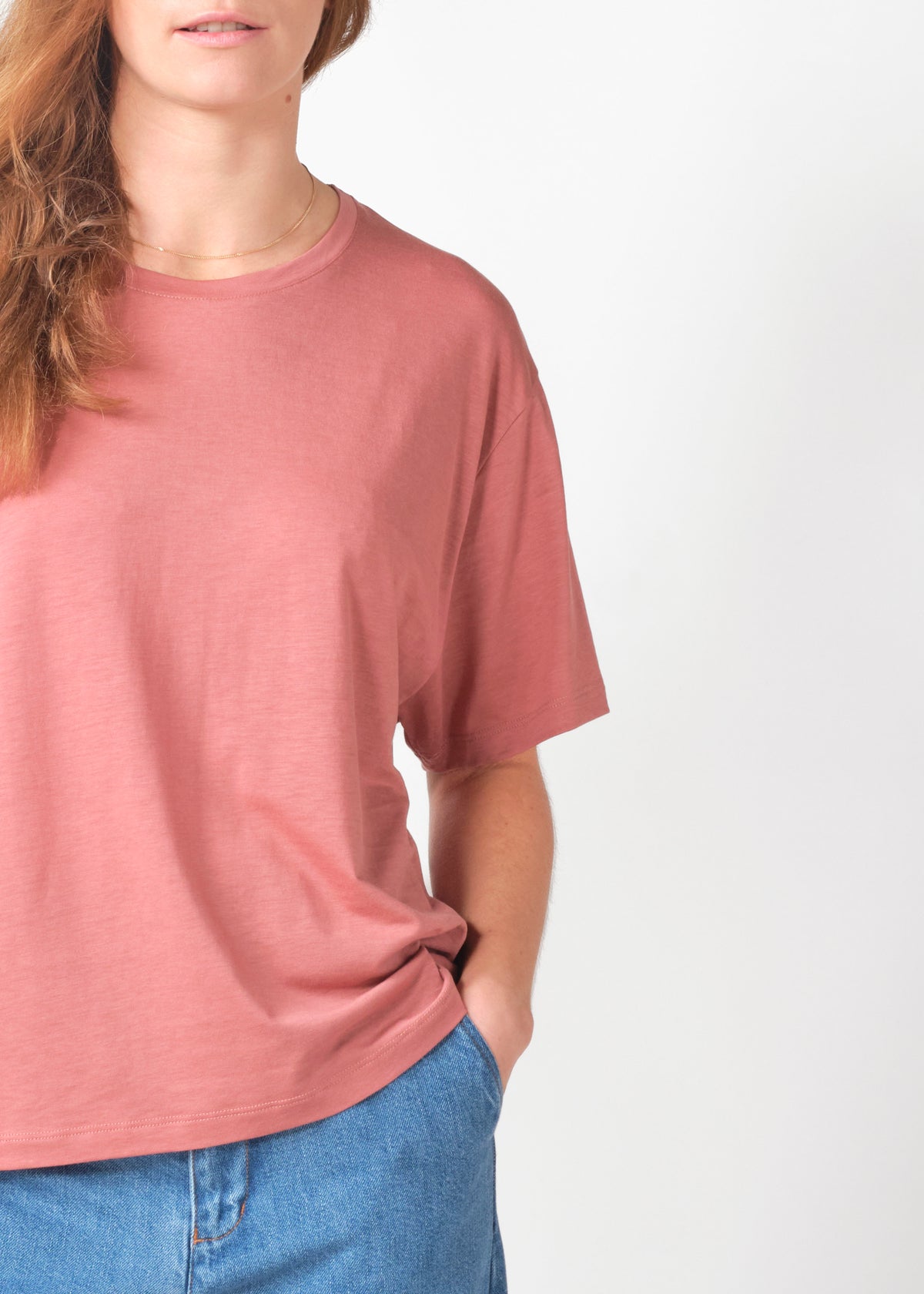 Klitmøller Collective ApS Maren tee OCS T-Shirts Faded rose