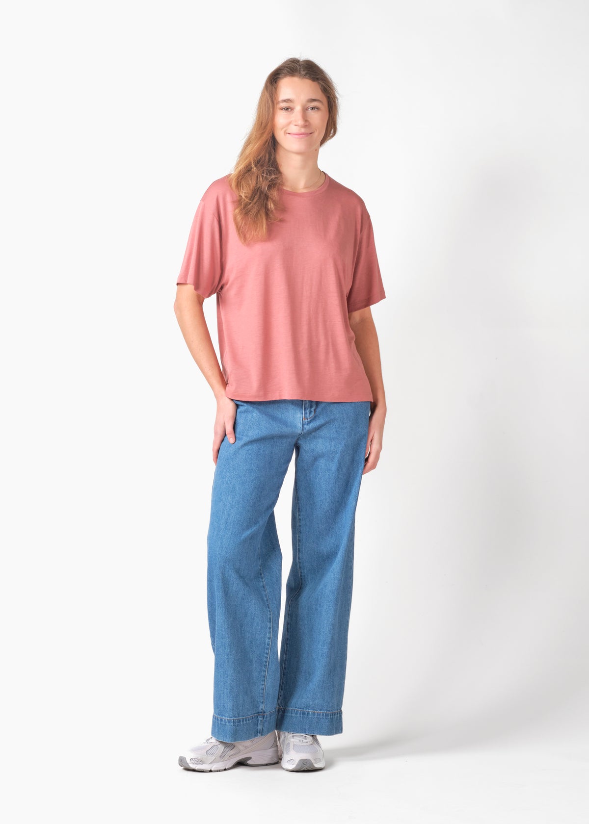 Klitmøller Collective ApS Maren tee OCS T-Shirts Faded rose
