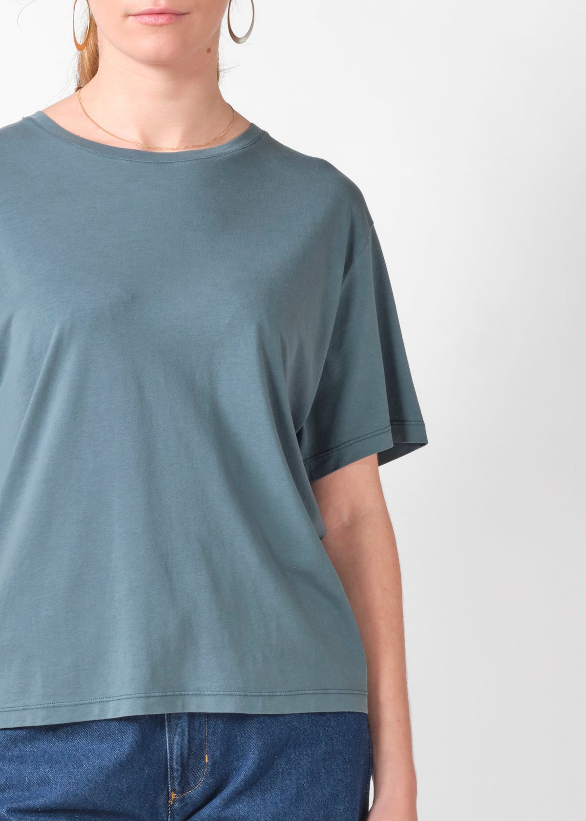Klitmøller Collective ApS Maren tee OCS T-Shirts Moss Green