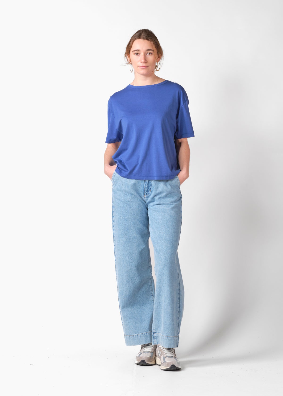 Klitmøller Collective ApS Maren tee OCS T-Shirts Surf blue