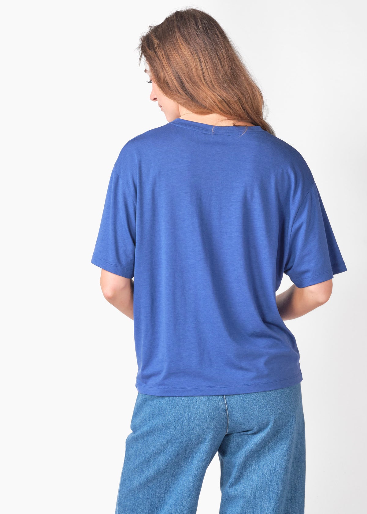 Klitmøller Collective ApS Marie tee OCS T-Shirts Surf blue