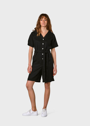Klitmøller Collective ApS Marna short jumpsuit Jumpsuits Black
