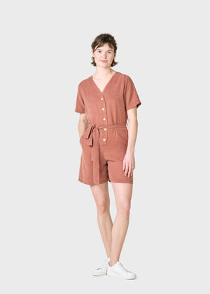 Klitmøller Collective ApS Marna short jumpsuit Jumpsuits Burnt Sienna