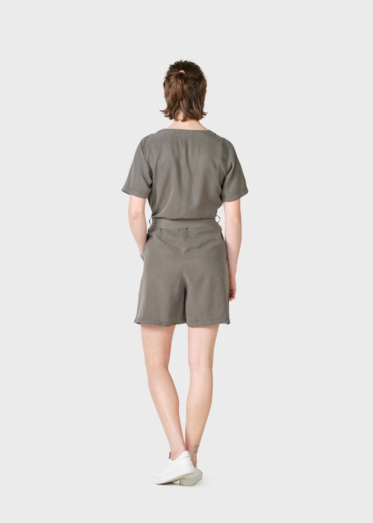 Klitmøller Collective ApS Marna short jumpsuit Jumpsuits Taupe