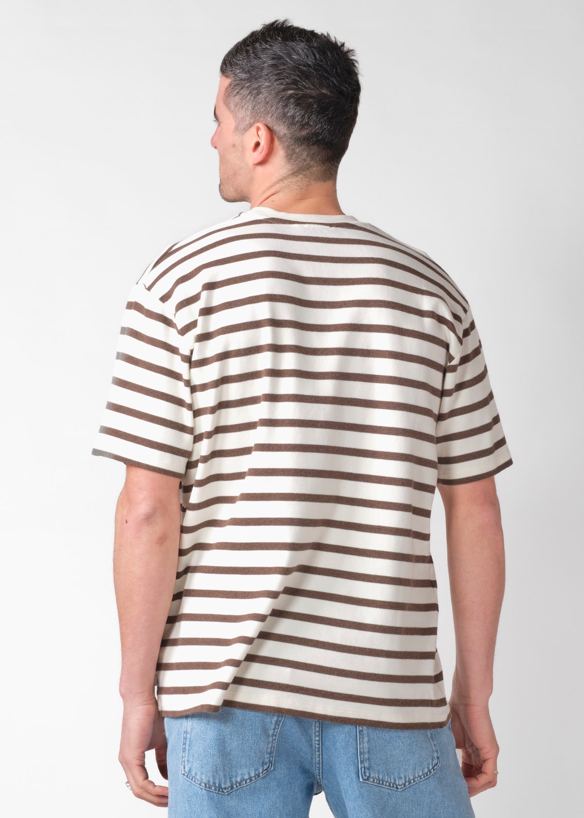 Klitmøller Collective ApS Mateo tee OCS T-Shirts Cream/taupe