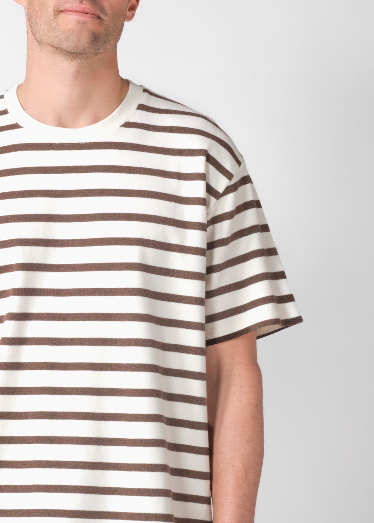 Klitmøller Collective ApS Mateo tee OCS T-Shirts Cream/taupe
