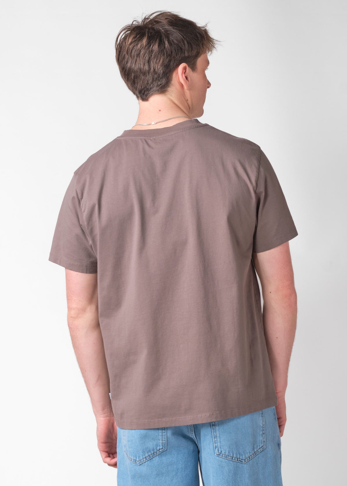 Klitmøller Collective ApS Mens small logo tee OCS T-Shirts Taupe