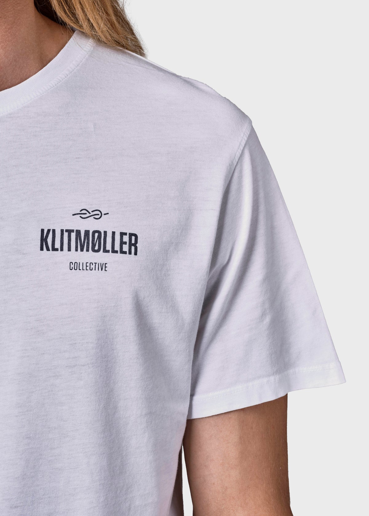 Klitmøller Collective ApS Mens small logo tee OCS T-Shirts White