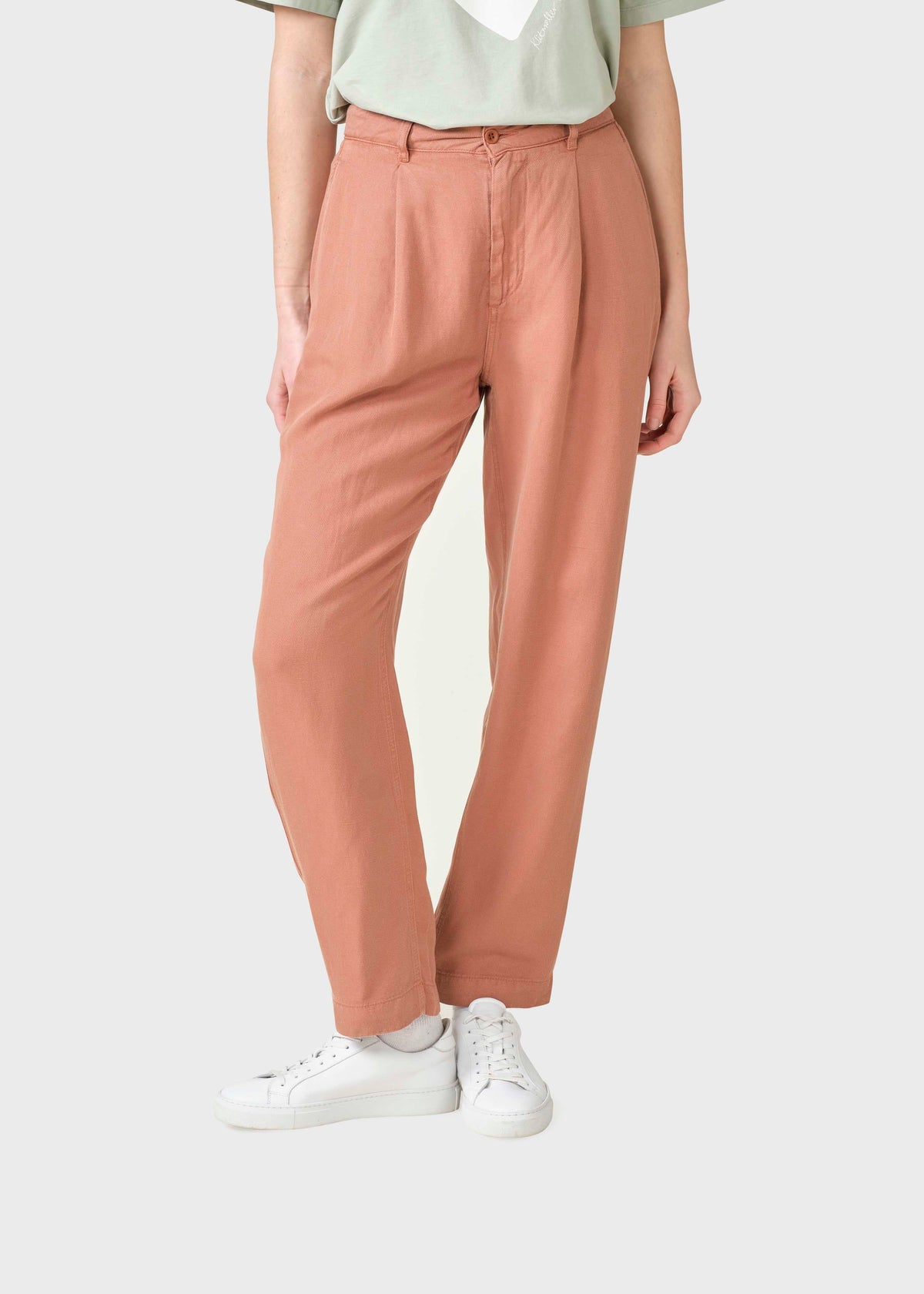Klitmøller Collective ApS Mette lyocell pants OCS Pants Burnt Sienna