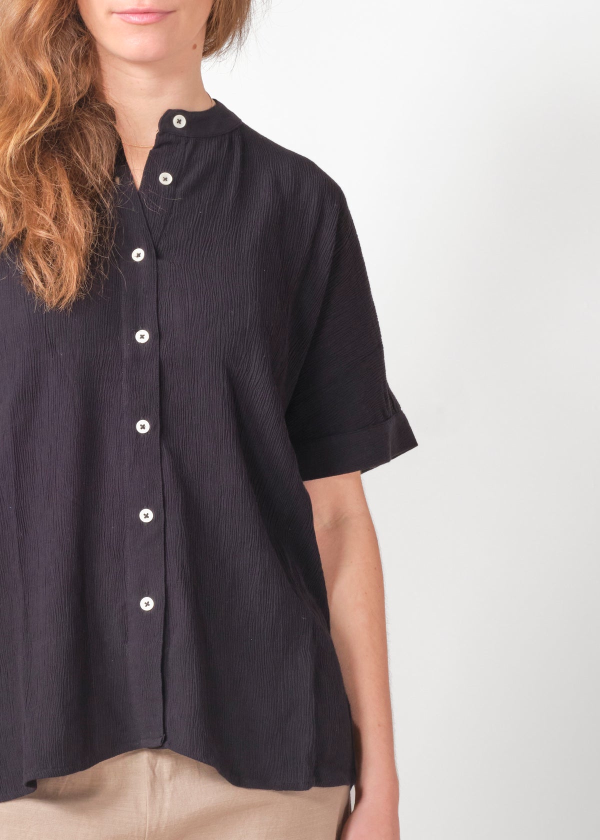 Klitmøller Collective ApS Mille S/S shirt Shirts Black