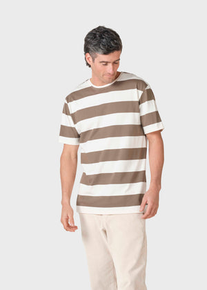 Klitmøller Collective ApS Murphey tee T-Shirts Cream/olive