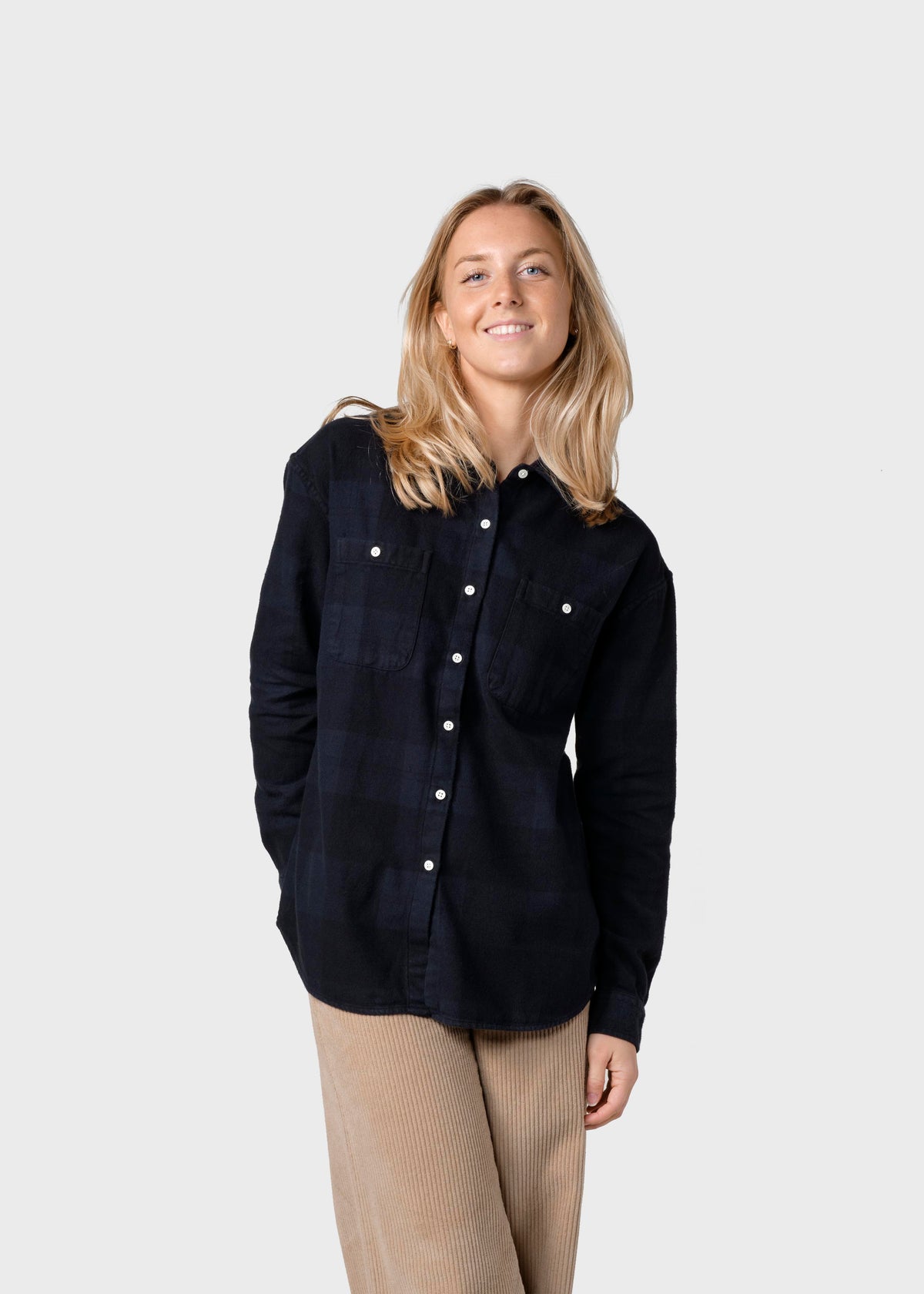 Klitmøller Collective ApS Mynthe checked shirt Shirts Navy/black
