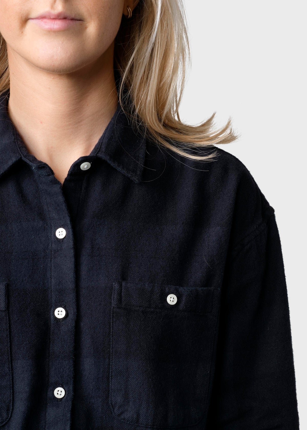 Klitmøller Collective ApS Mynthe checked shirt Shirts Navy/black
