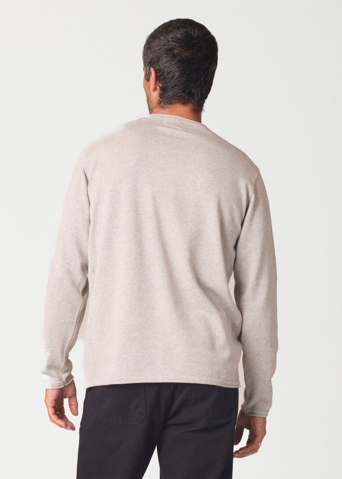 Klitmøller Collective ApS Noah knit Knitted sweaters Cream melange