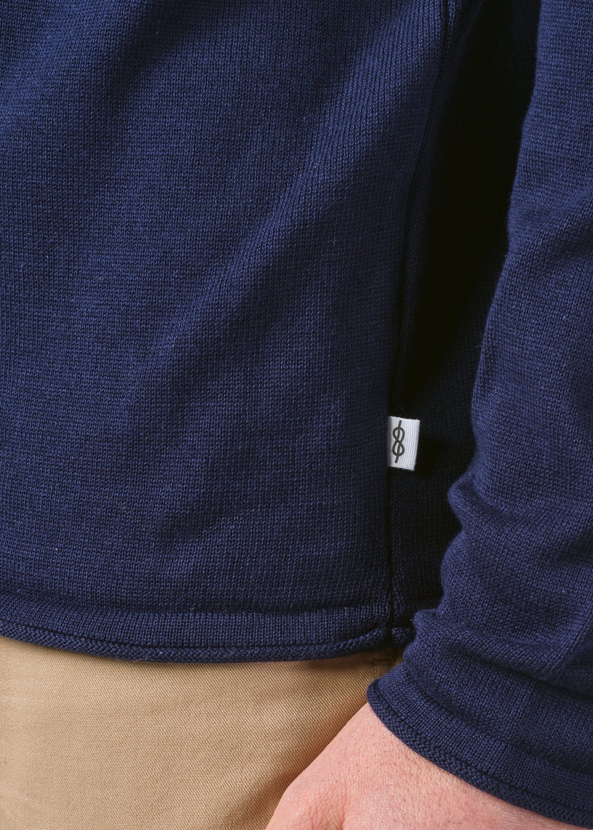 Klitmøller Collective ApS Noah knit Knitted sweaters Navy