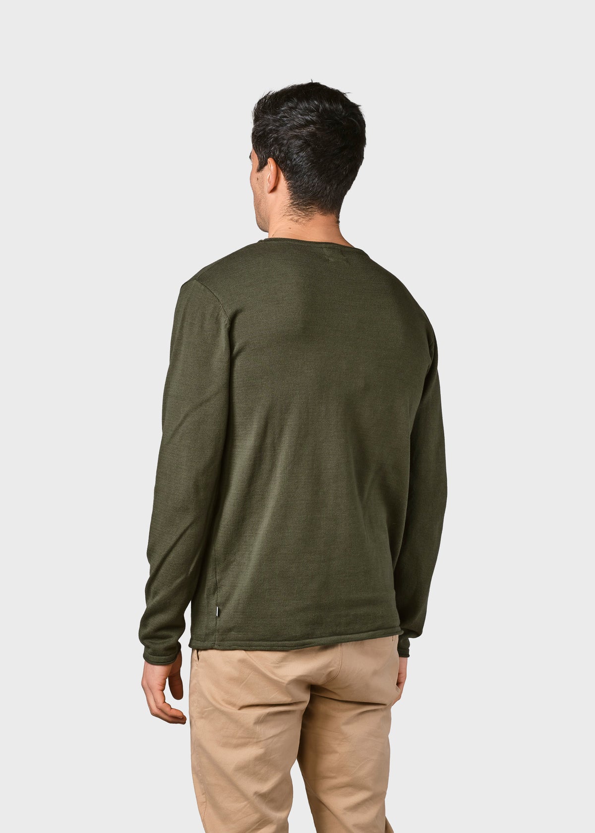 Klitmøller Collective ApS Noah knit Knitted sweaters Olive