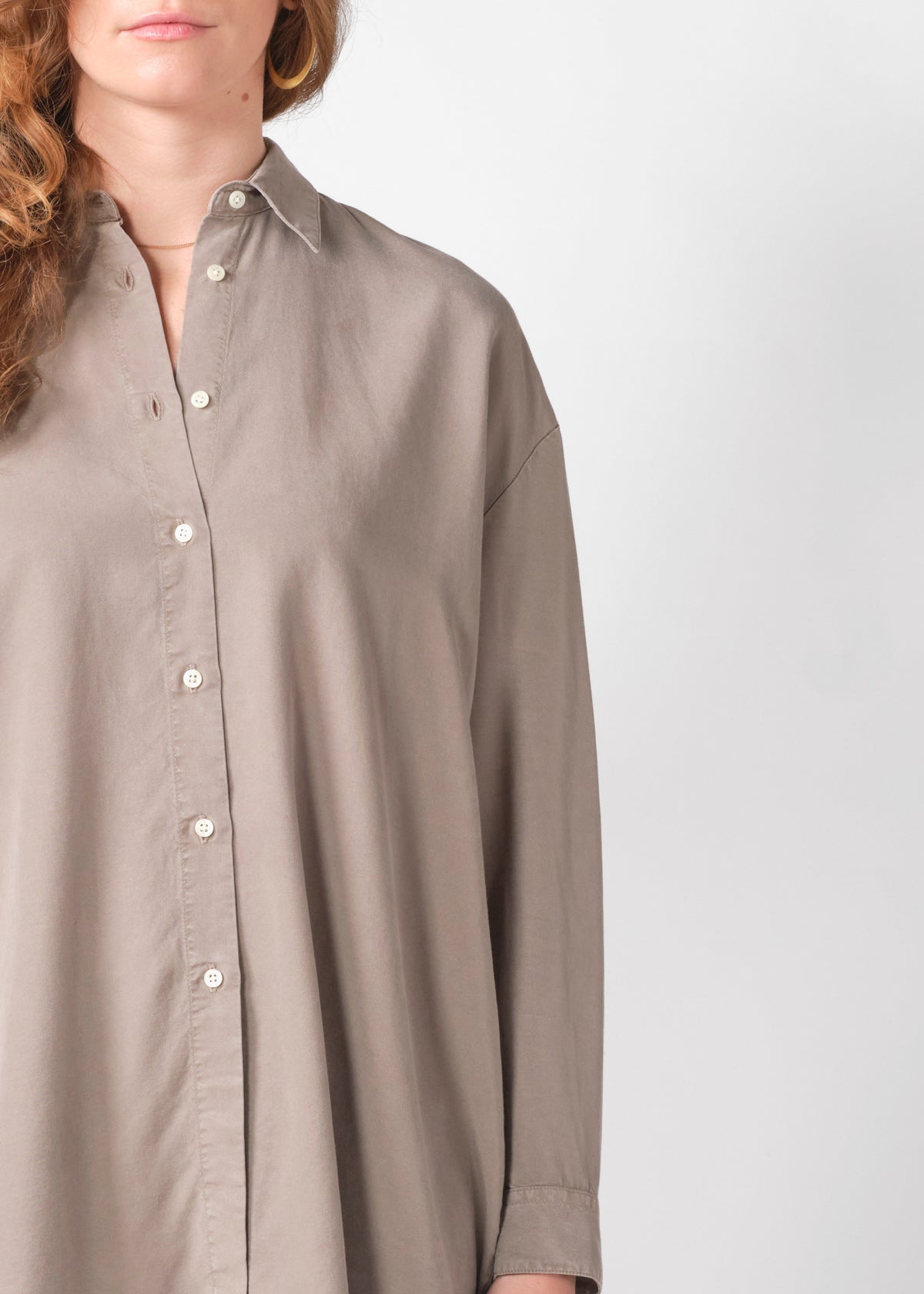 Klitmøller Collective ApS Ofelia lyocell shirt Shirts Cashew