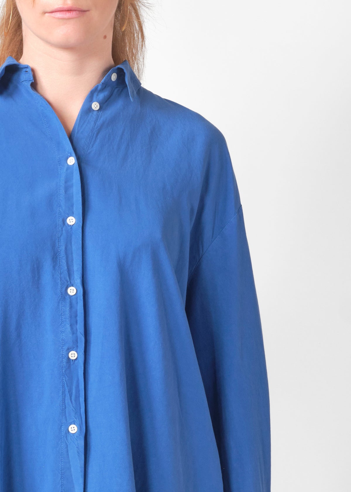Klitmøller Collective ApS Ofelia lyocell shirt Shirts Surf blue