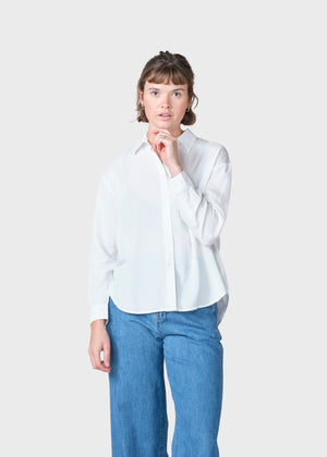 Klitmøller Collective ApS Ofelia short shirt  Shirts White