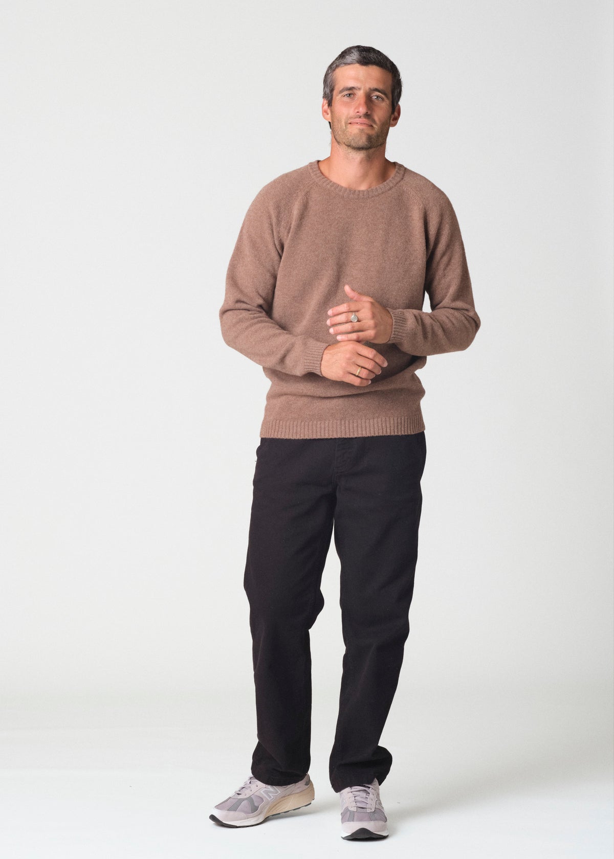 Klitmøller Collective ApS Ole knit Knitted sweaters Cashew