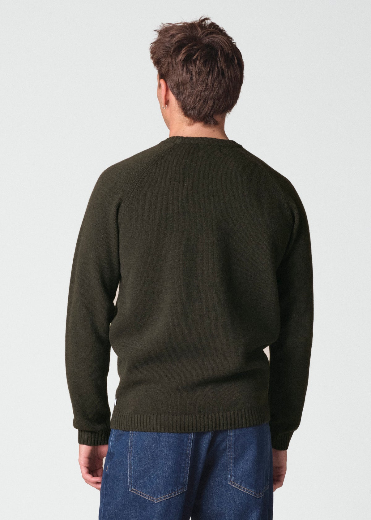 Klitmøller Collective ApS Ole knit Knitted sweaters Olive
