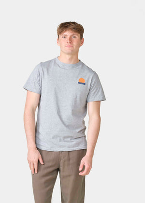 Klitmøller Collective ApS Orson tee T-Shirts Grey melange