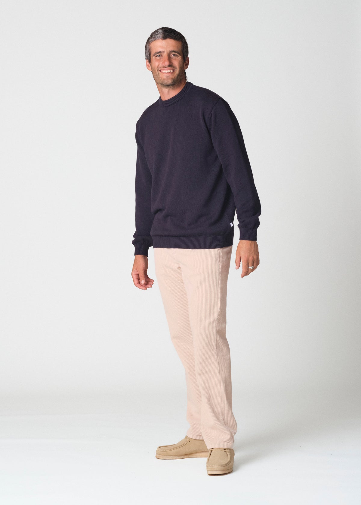 Klitmøller Collective ApS Owen knit Knitted sweaters Navy
