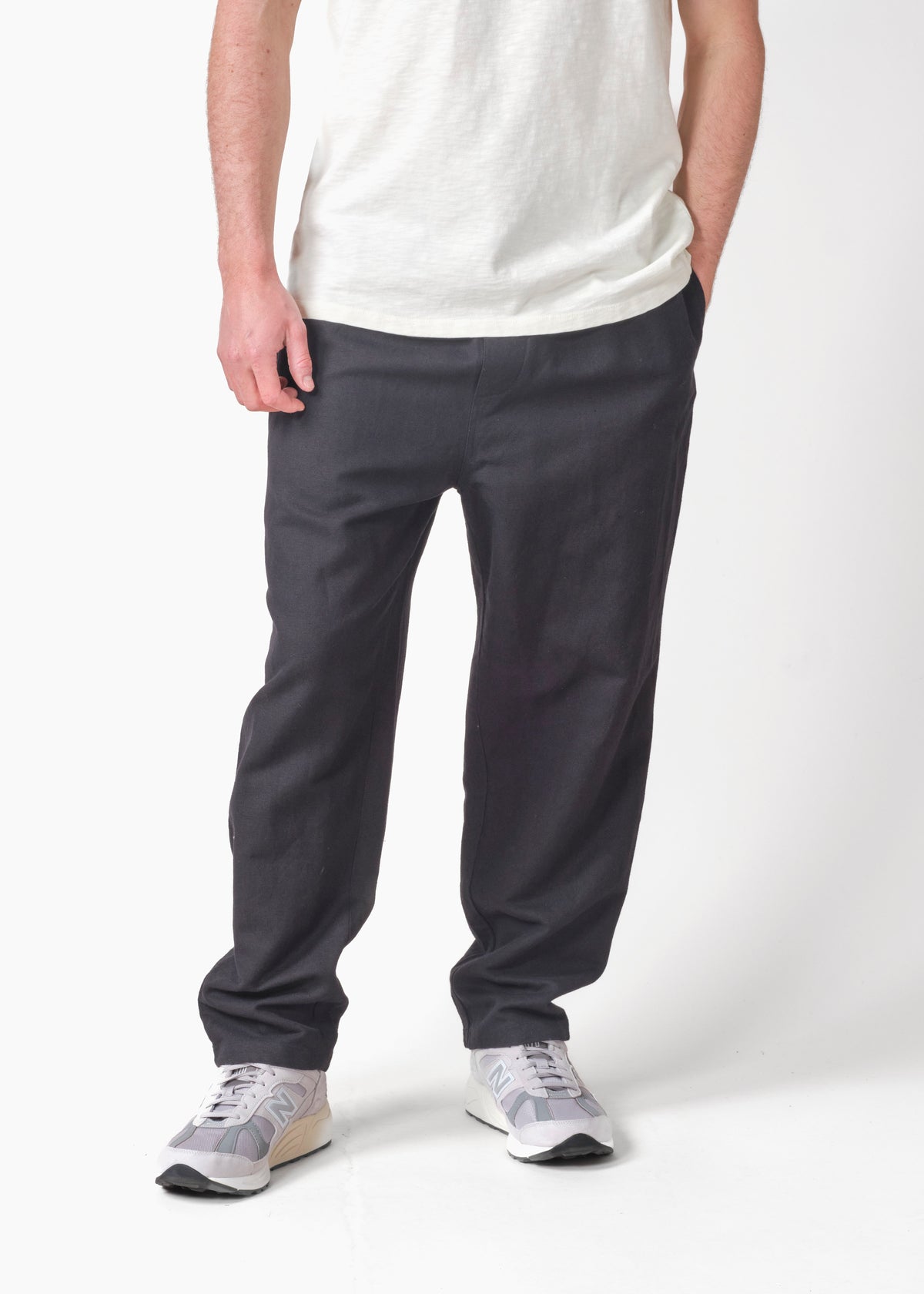 Klitmøller Collective ApS Paul linen pant OCS Pants Black