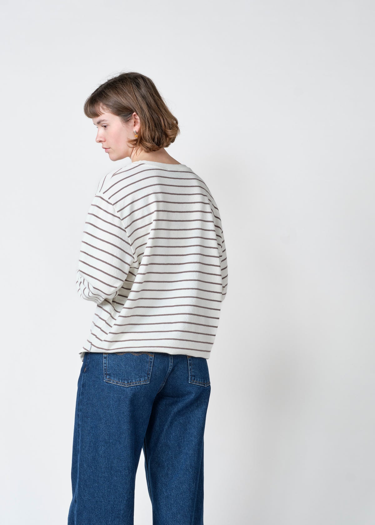 Klitmøller Collective ApS Paulina L/S tee T-Shirts Cream/taupe